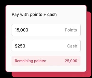 Pay with points